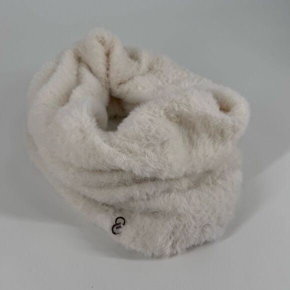 Calia by Carrie Underwood Fuzzy Knit Infinity Scarf in Cream | One Size - Picture 2 of 5
